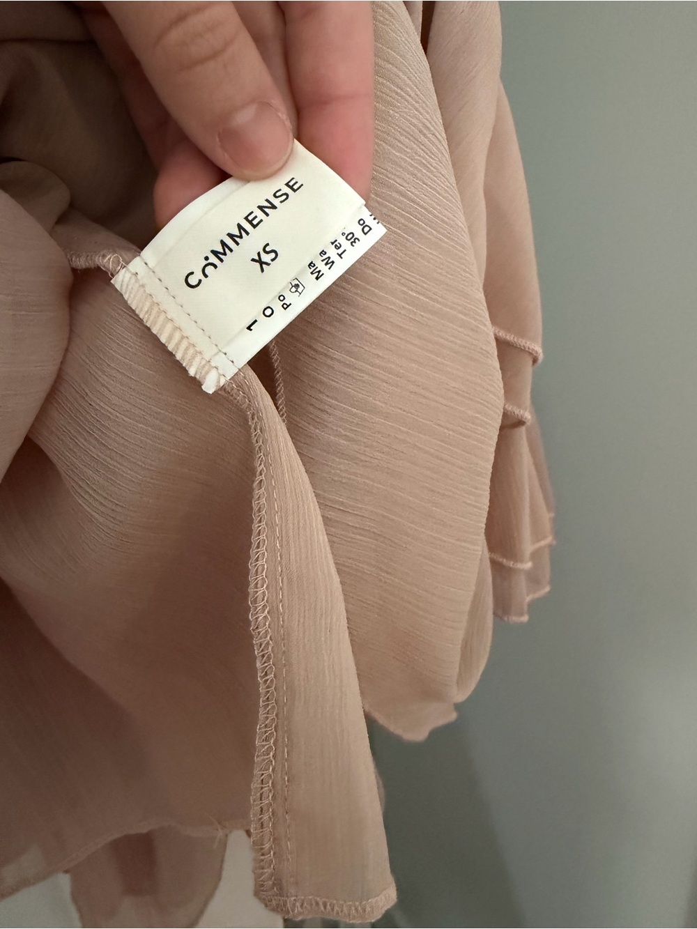 Commando Blush Pink Ruffle Mini Dress - Picture 9 of 11